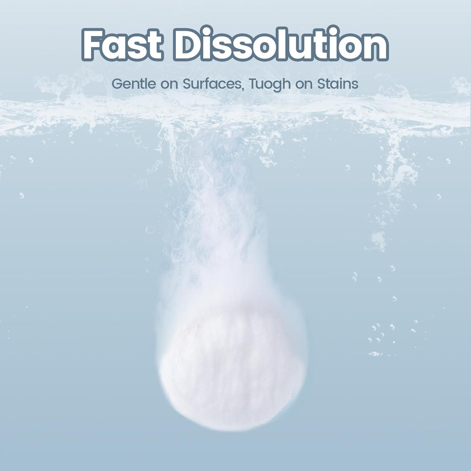 image:imageNCVI 150 PCS Detergent Washing Block Tablets Allinone Stain Removal Sterilization and Deodorization Effect Compatible with NCVIMomcozyBaby BrezzaGrownsy Bottle Washer Machine Soap Lowfoaming