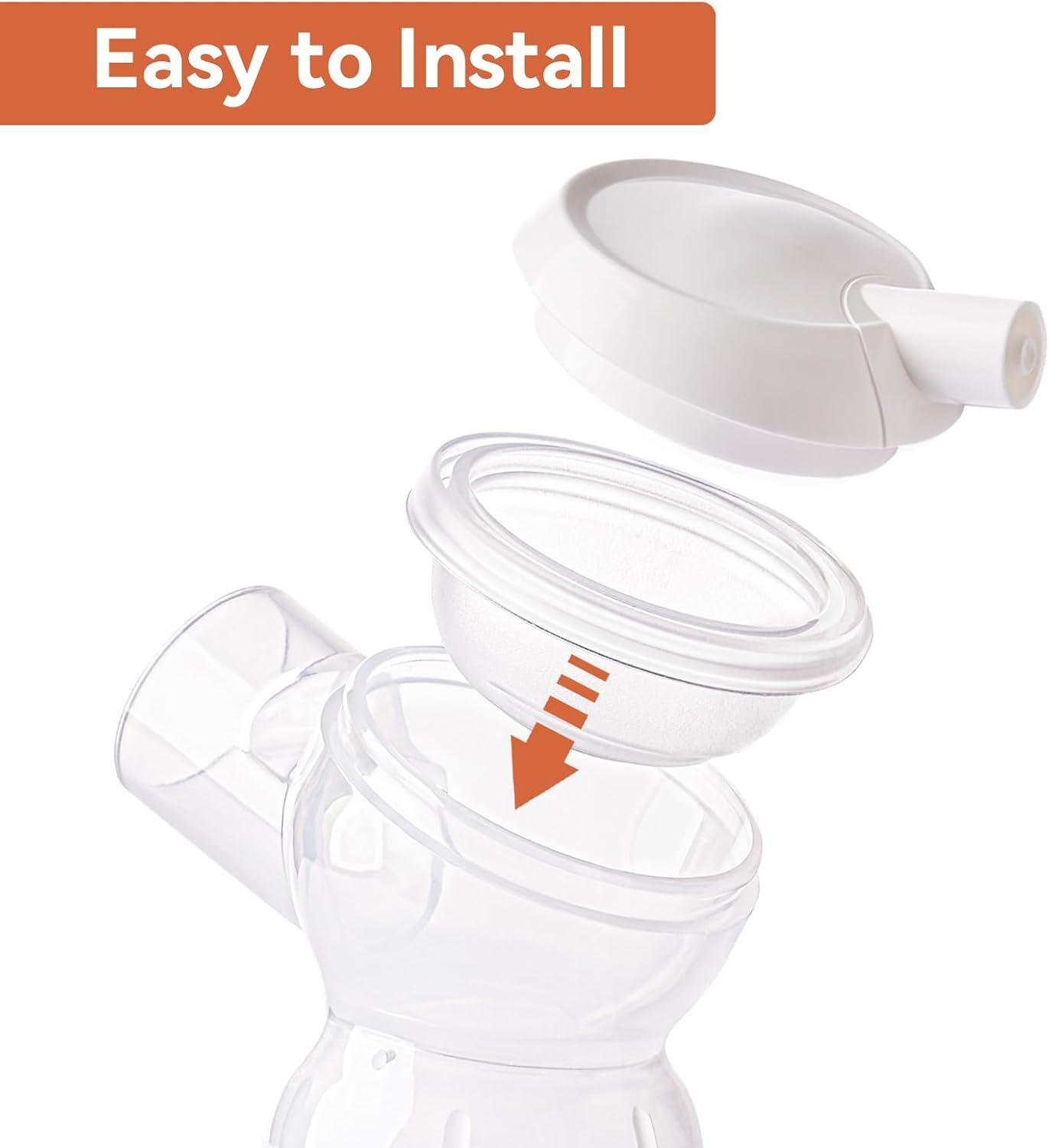 image:imageNCVI Replacement Connector Compatible with 810081028122811681288129 Breast Pump Accessories BPA Free 1 PCConnector