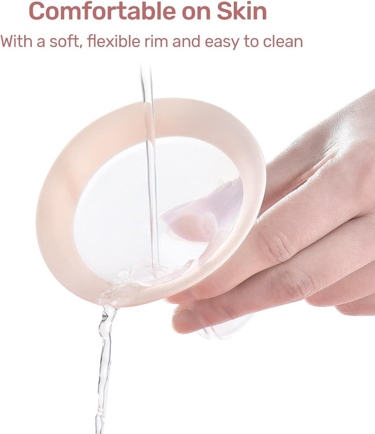 image:imageNCVI Replacement Flanges 24mm Compatible with 87808782810081028122811681288129 Breast Pump Accessories BPA Free 2 PCS 24mm Flange28mm