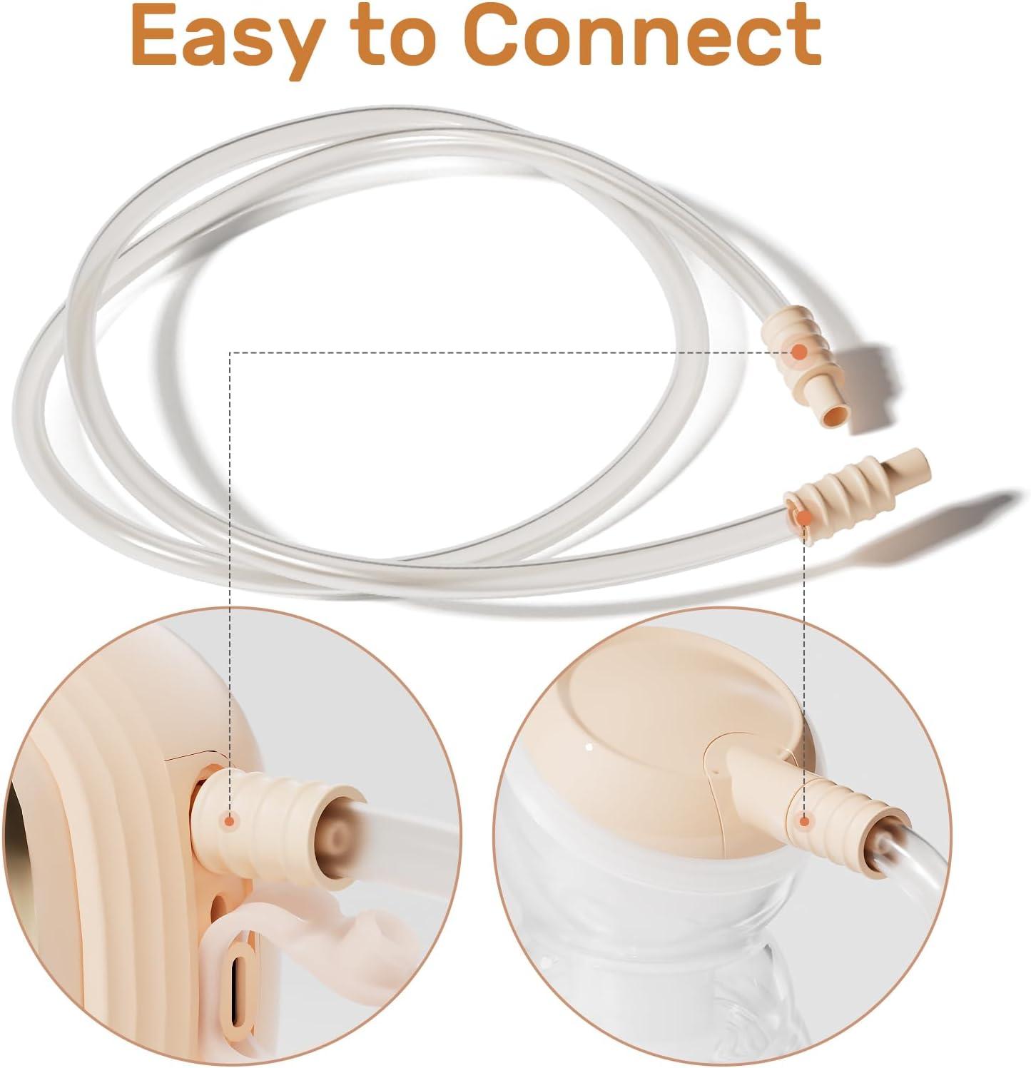 image:imageNCVI Replacement Tubing Compatible with 810081028122811681288129 Breast Pump Accessories BPA Free 1 PCTubing Pack of 2