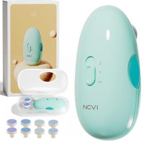 image:imageBaby Nail Trimmer Electric Safe Nail Clippers Set for Newborn Infant amp Toddler 8 Grinding Heads Baby Nail File amp Polish Gentle amp Quiet Grooming Kit for Kids Blue
