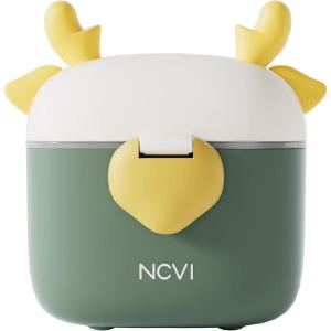 image:imageNCVI Baby Formula Dispenser On The Go Formula Container To Go Formula Holder for Travel Outdoor Picnic with Baby Infant Portable Container for Milk Powder Snacks Candy Fruits Brown DeerDark Green