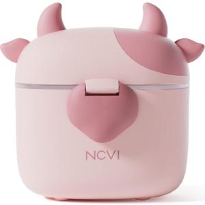 image:imageNCVI Baby Formula Dispenser On The Go Formula Container To Go Formula Holder for Travel Outdoor Picnic with Baby Infant Portable Container for Milk Powder Snacks Candy Fruits Brown DeerPink