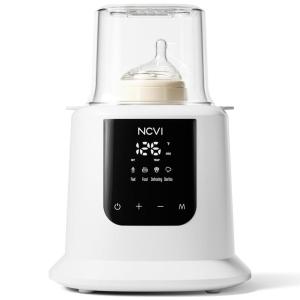 image:imageNCVI Baby Milk Warmer 3 Mins Fast Heating 8 in 1 Functions Infant Breast Milk Bag Warmer with Timer and Precise Temperature for All Size Materials Bottles Milk Freezer Bags and Pacifier Sterilize
