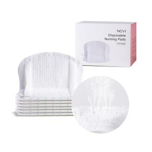 image:imageNCVI Disposable UltraThin Nursing Pads 110 Count Highly Absorbent Breast Pads for Leaking Milk Breathable Nipple Pads for Breastfeeding Soft and Stay Dry Essentials for Nursing Moms110 Count