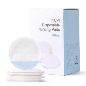 image:imageNCVI Disposable UltraThin Nursing Pads 110 Count Highly Absorbent Breast Pads for Leaking Milk Breathable Nipple Pads for Breastfeeding Soft and Stay Dry Essentials for Nursing Moms180 Count