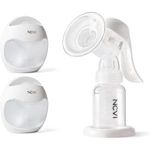 image:imageNCVI Manual Breast Pump 20mm Flange and Silicone Breast Milk Collector Catcher BPA Free