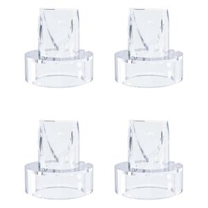 image:imageNCVI Silicone Insert Flange 21mm Compatible with Wearable Breast Pump 3110878681223 Breastfeeding Essential for Moms 4PCS 21mmValve X 4